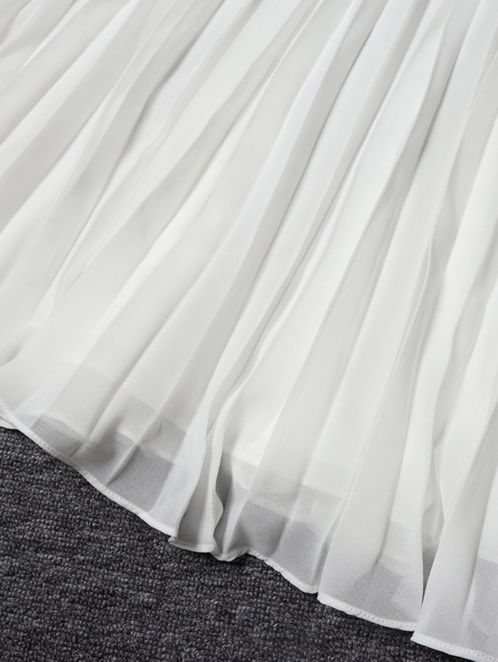 SELF-PORTRAIT belted plisse taffeta midi dress - Picture 9 of 10